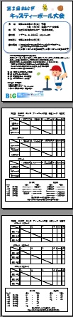 第２回Ｂ＆Ｇ杯　キッズティーボール大会
