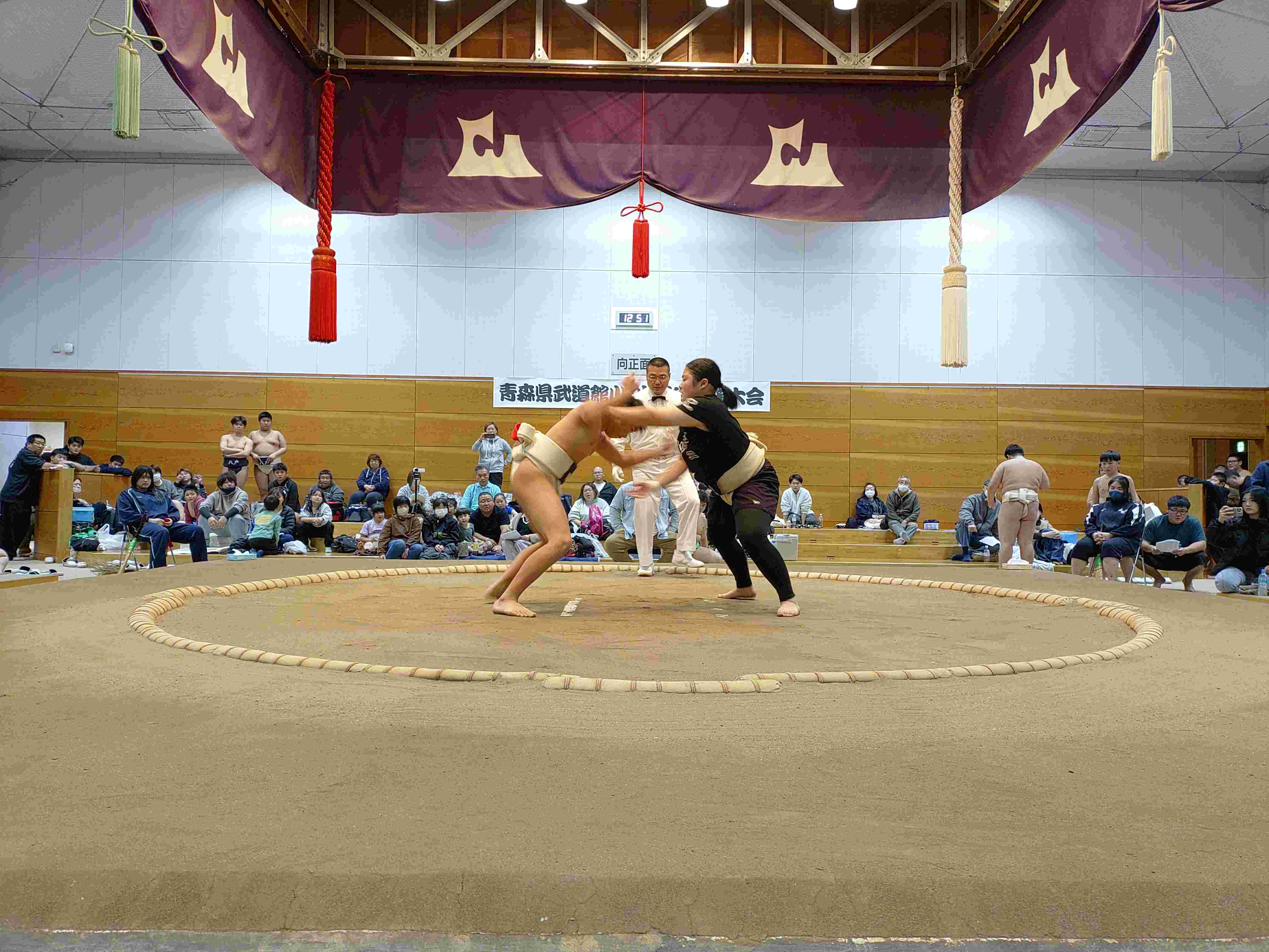 第１４回青森県武道館小学生・中学生相撲大会